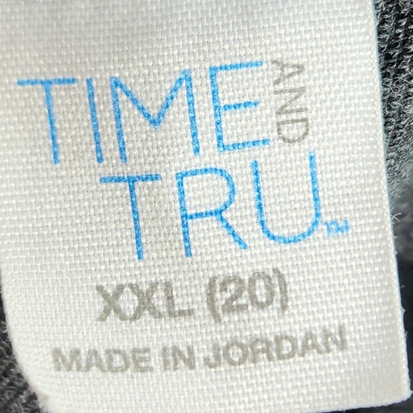Time and Tru Grey Leggings with Back Pockets Plus Size XXL (20) - Picture 7 of 10